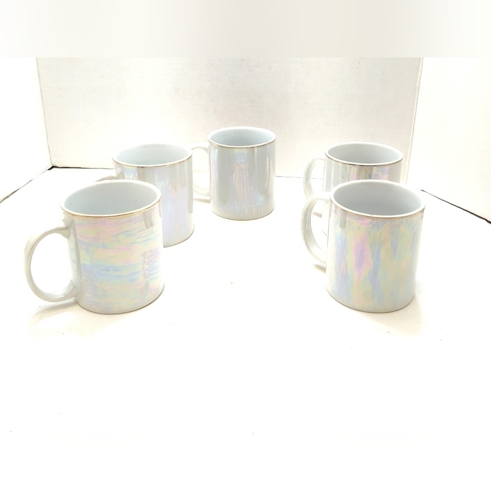Set of 5 Belize Souvenir Coffee Mugs – Tropical Ocean Design - Picture 3 of 5